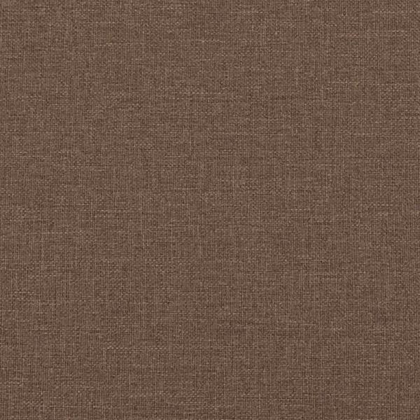 Rückenkissen Braun 120 x 19 x 50 cm Stoff