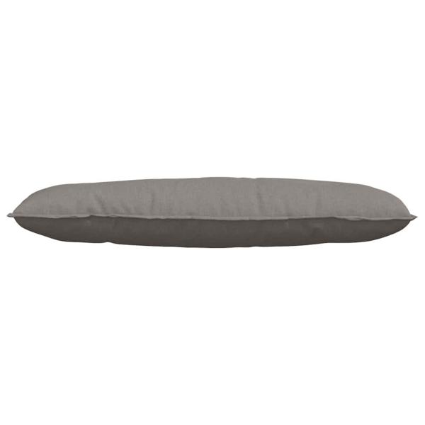 Rückenkissen Taupe 120 x 19 x 50 cm Stoff