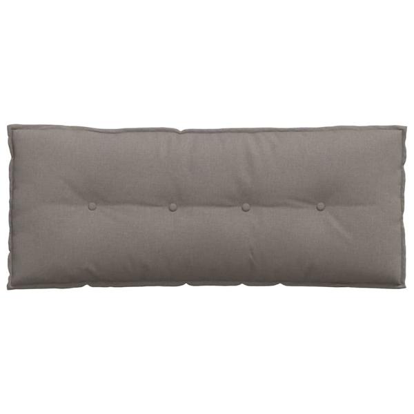 Rückenkissen Taupe 120 x 19 x 50 cm Stoff