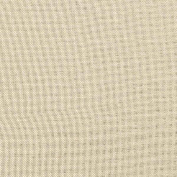 Rückenkissen Creme 120 x 19 x 50 cm Stoff