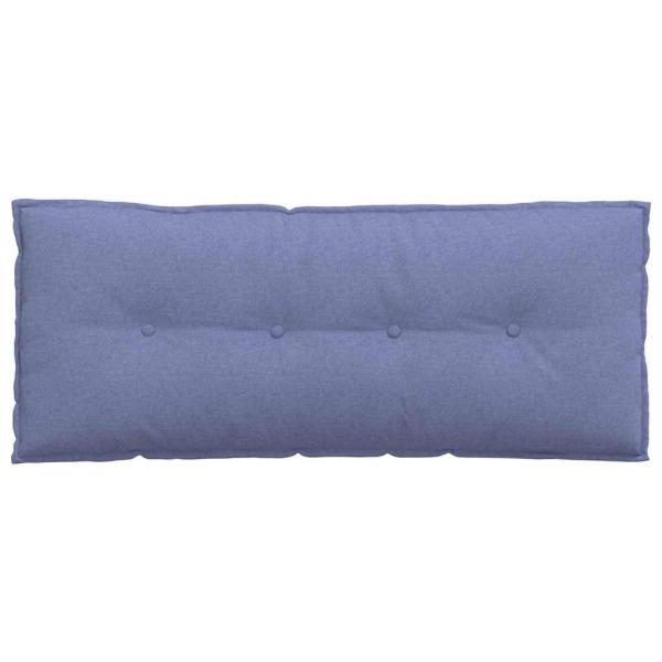 Rückenkissen Jeans blau 120 x 19 x 50 cm Stoff