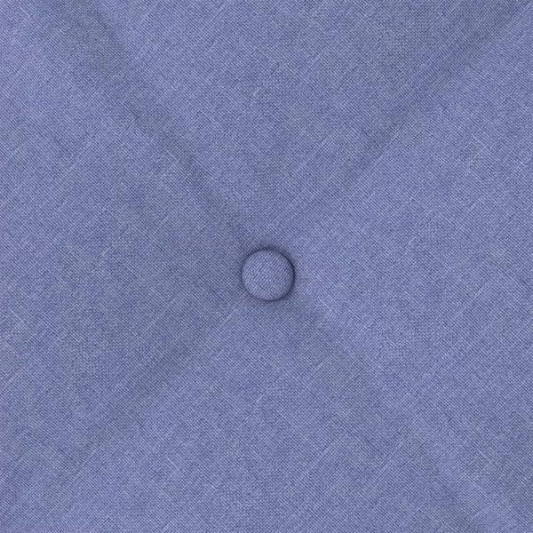 Rückenkissen Jeans blau 120 x 19 x 50 cm Stoff