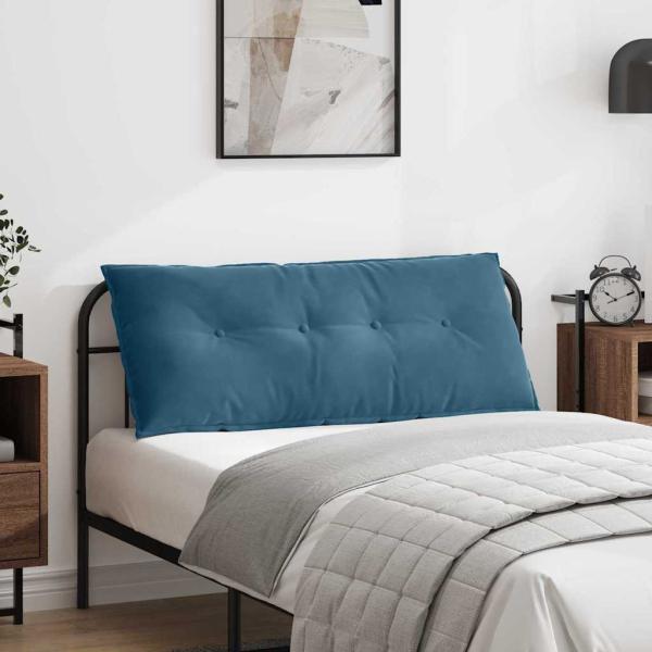 ARDEBO.de - Rückenkissen Blau 120 x 50 cm Cordstoff