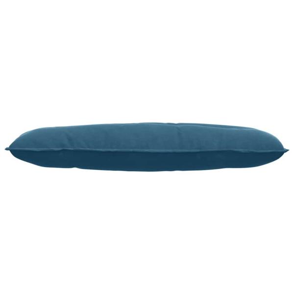 Rückenkissen Blau 120 x 50 cm Cordstoff