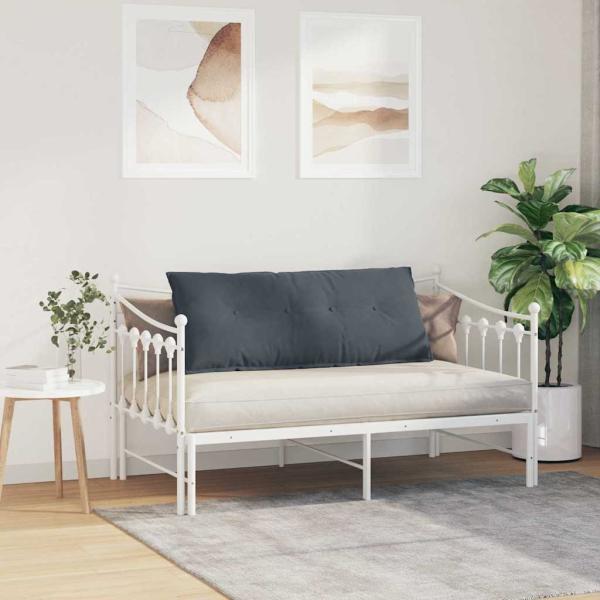 Rückenkissen Dunkelgrau 120 x 50 cm Cordstoff