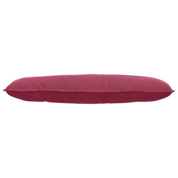 Rückenkissen Weinrot 120 x 50 cm Cordstoff