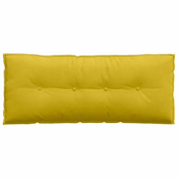 Rückenkissen Gelb 120 x 50 cm Cordstoff