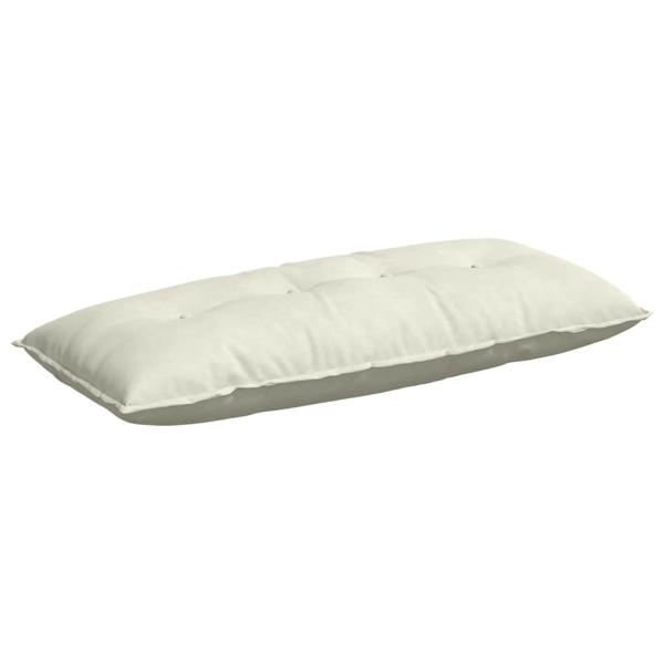 Rückenkissen Creme 120 x 50 cm Cordstoff