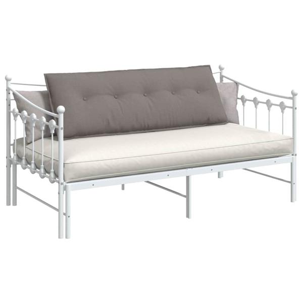 Rückenkissen Taupe 140 x 19 x 50 cm Stoff