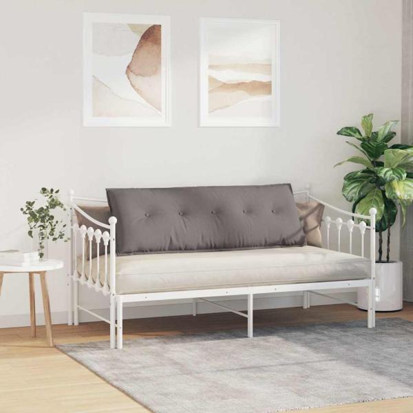 Rückenkissen Taupe 140 x 19 x 50 cm Stoff