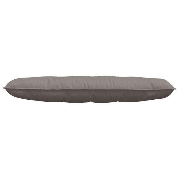 Rückenkissen Taupe 140 x 19 x 50 cm Stoff