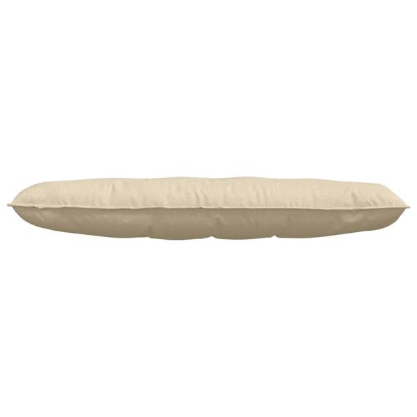 Rückenkissen Creme 140 x 19 x 50 cm Stoff