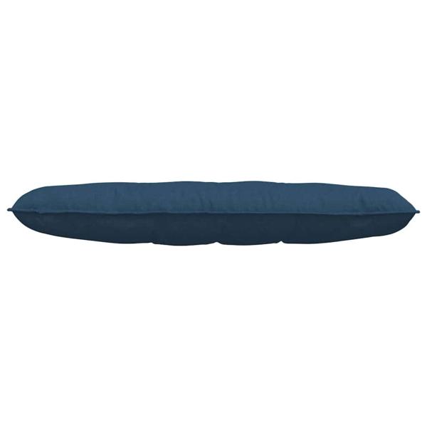 Rückenkissen Blau 140 x 19 x 50 cm Stoff