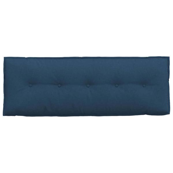 Rückenkissen Blau 140 x 19 x 50 cm Stoff