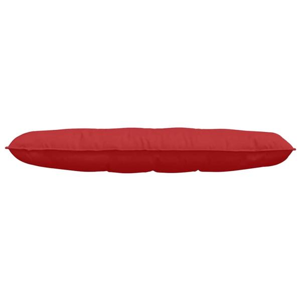 Rückenkissen Rot 140 x 19 x 50 cm Stoff
