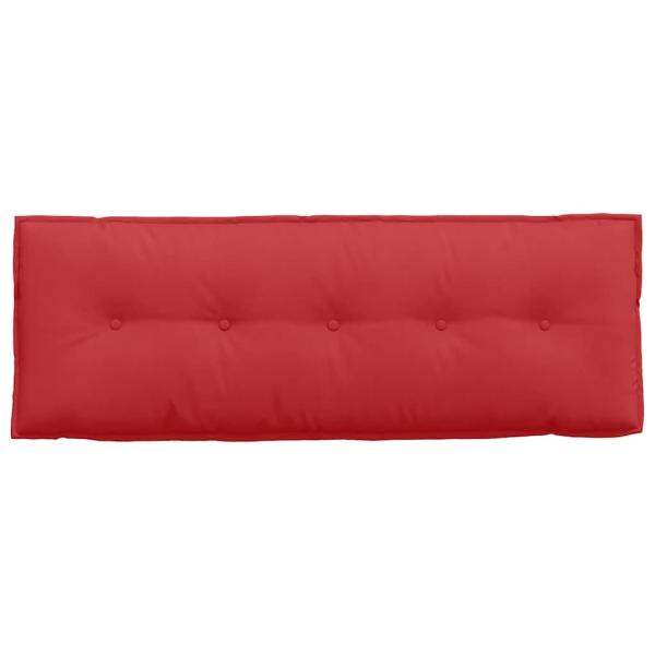 Rückenkissen Rot 140 x 19 x 50 cm Stoff