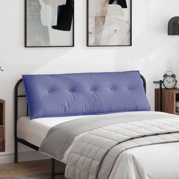ARDEBO.de - Rückenkissen Jeans blau 140 x 19 x 50 cm Stoff