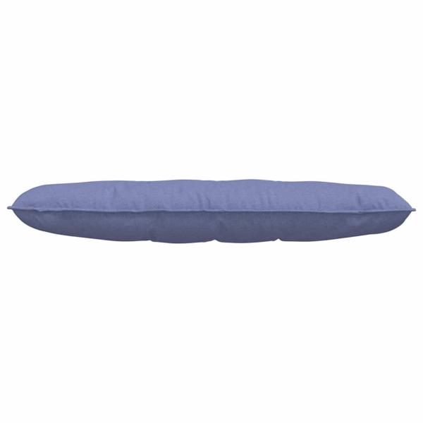 Rückenkissen Jeans blau 140 x 19 x 50 cm Stoff
