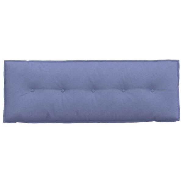 Rückenkissen Jeans blau 140 x 19 x 50 cm Stoff