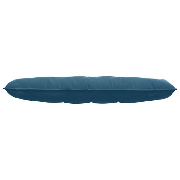 Rückenkissen Blau 140 x 50 cm Cordstoff