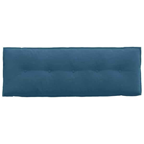 Rückenkissen Blau 140 x 50 cm Cordstoff
