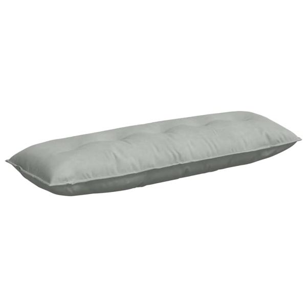 Rückenkissen Hellgrau 140 x 50 cm Cordstoff