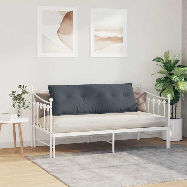 Rückenkissen Dunkelgrau 140 x 50 cm Cordstoff