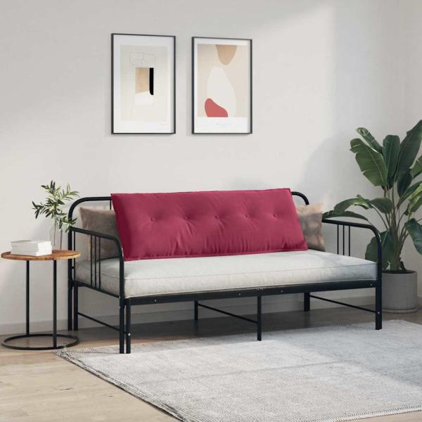 Rückenkissen Weinrot 140 x 50 cm Cordstoff