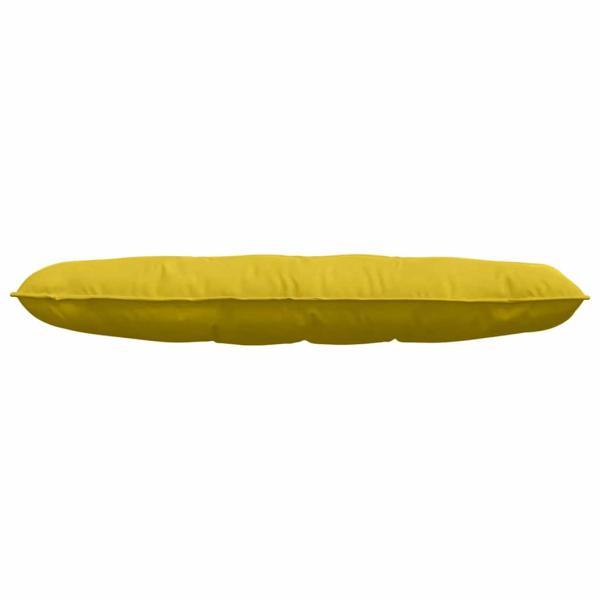 Rückenkissen Gelb 140 x 50 cm Cordstoff
