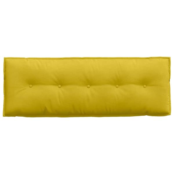 Rückenkissen Gelb 140 x 50 cm Cordstoff