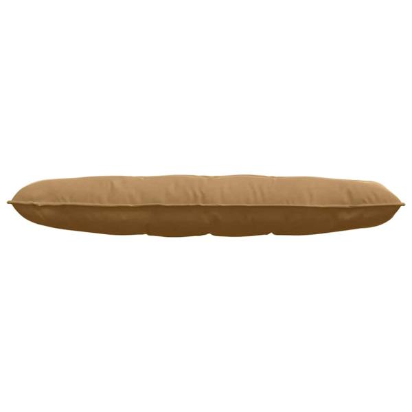 Rückenkissen Braun 140 x 50 cm Cordstoff