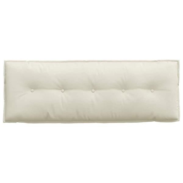 Rückenkissen Creme 140 x 50 cm Cordstoff
