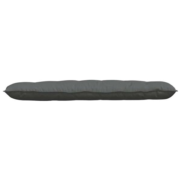 Rückenkissen Dunkelgrau 160 x 19 x 50 cm Stoff