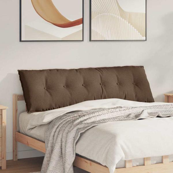 ARDEBO.de - Rückenkissen Braun 160 x 19 x 50 cm Stoff