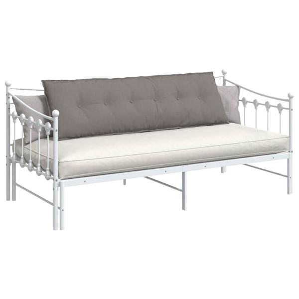 Rückenkissen Taupe 160 x 19 x 50 cm Stoff