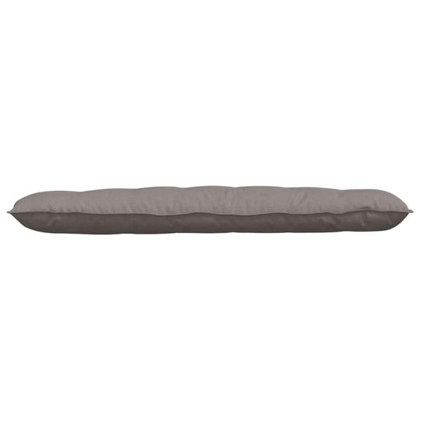 Rückenkissen Taupe 160 x 19 x 50 cm Stoff