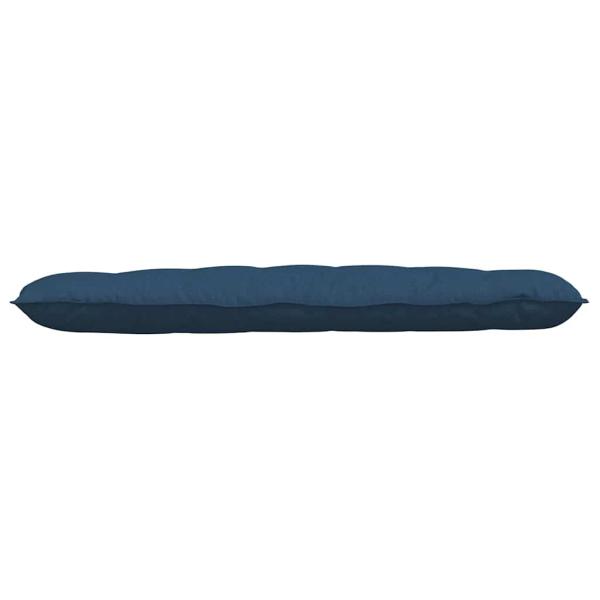Rückenkissen Blau 160 x 19 x 50 cm Stoff
