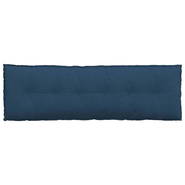 Rückenkissen Blau 160 x 19 x 50 cm Stoff