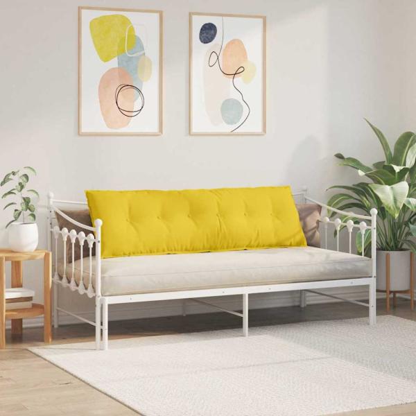 Rückenkissen Helles Gelb 160 x 19 x 50 cm Stoff