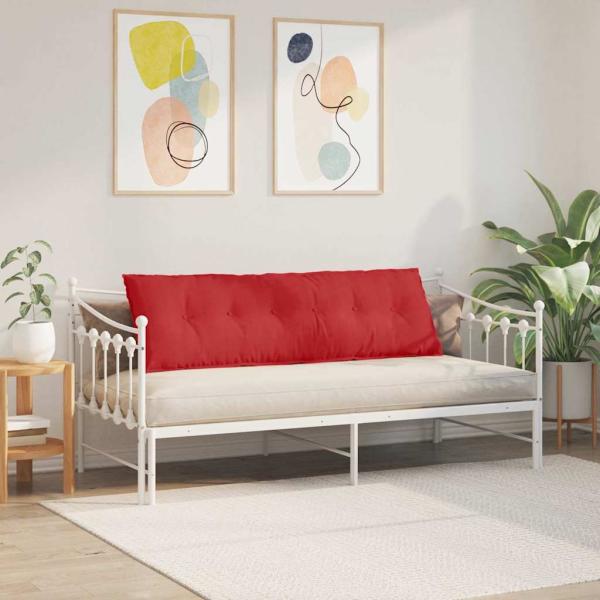 Rückenkissen Rot 160 x 19 x 50 cm Stoff