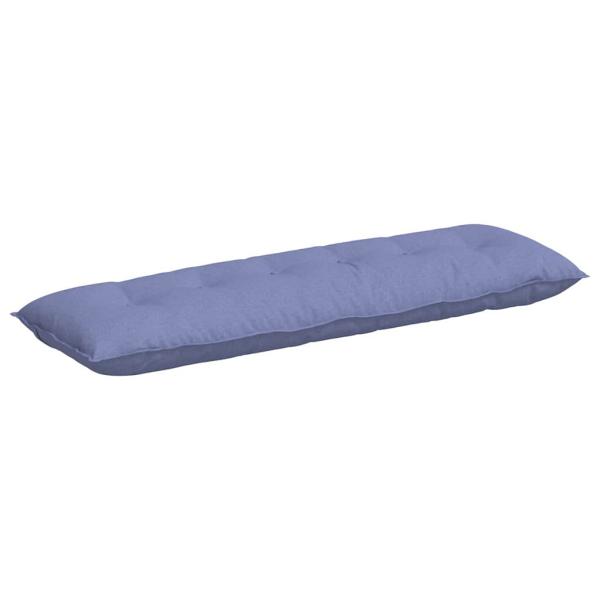 Rückenkissen Jeans blau 160 x 19 x 50 cm Stoff