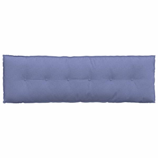 Rückenkissen Jeans blau 160 x 19 x 50 cm Stoff