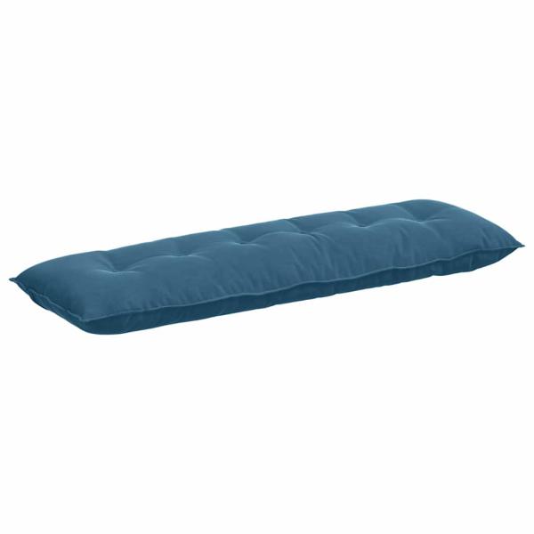 Rückenkissen Blau 160 x 50 cm Cordstoff