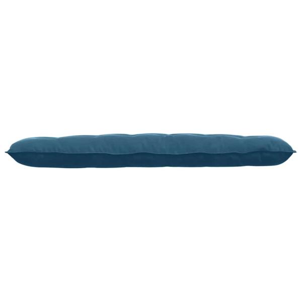 Rückenkissen Blau 160 x 50 cm Cordstoff