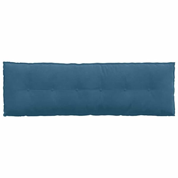 Rückenkissen Blau 160 x 50 cm Cordstoff