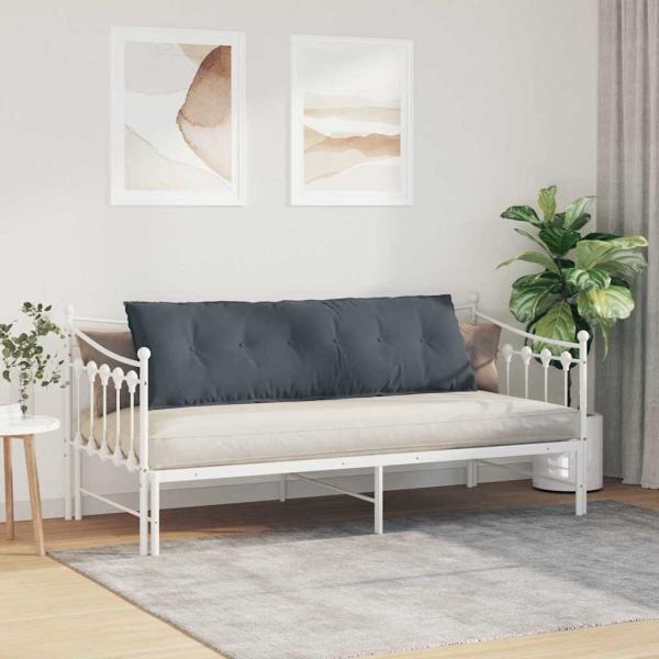 Rückenkissen Dunkelgrau 160 x 50 cm Cordstoff