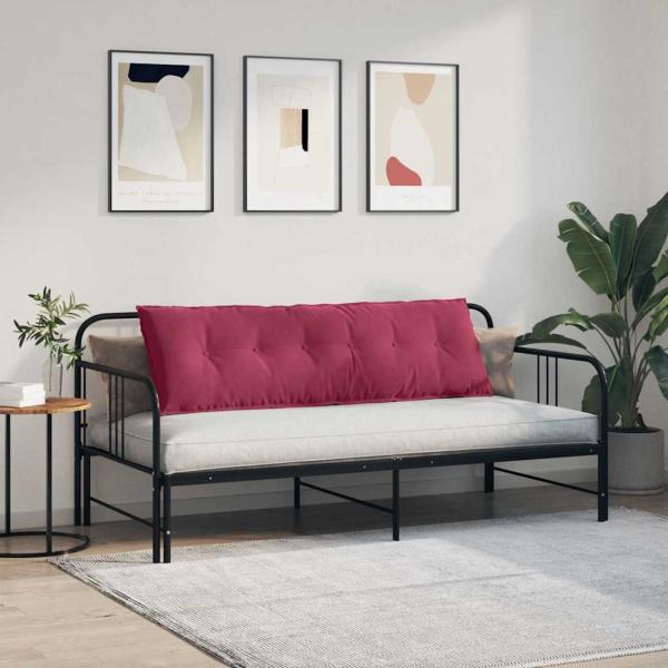 Rückenkissen Weinrot 160 x 50 cm Cordstoff