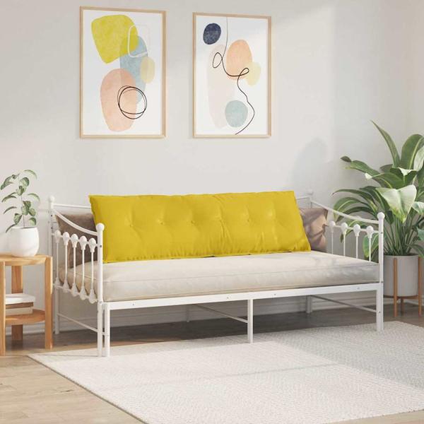 Rückenkissen Gelb 160 x 50 cm Cordstoff