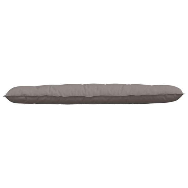 Rückenkissen Taupe 180 x 19 x 50 cm Stoff
