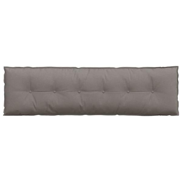Rückenkissen Taupe 180 x 19 x 50 cm Stoff